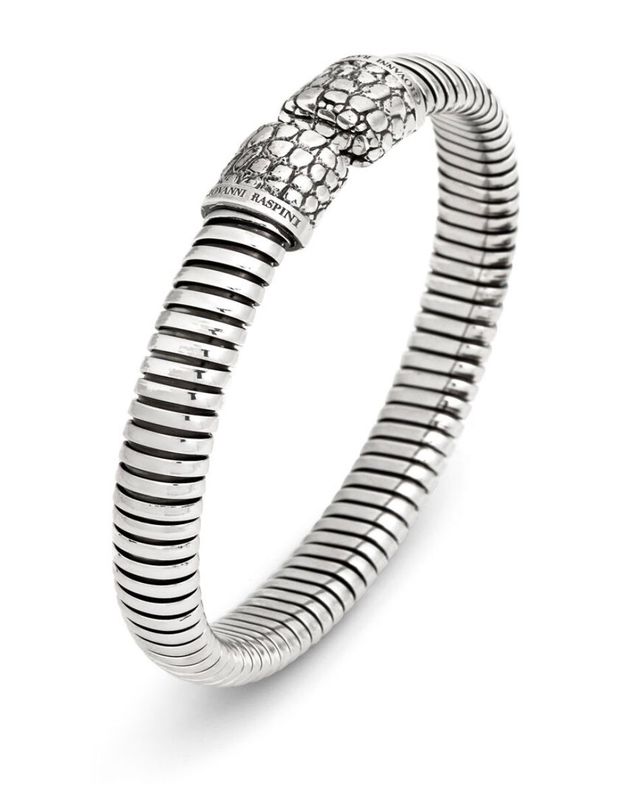 GIOVANNI RASPINI  BRACCIALE TUBOGAS CROCO PICCOLO