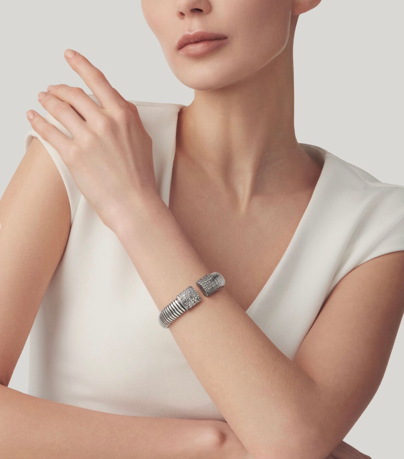 GIOVANNI RASPINI BRACCIALE TUBOGAS CROCO