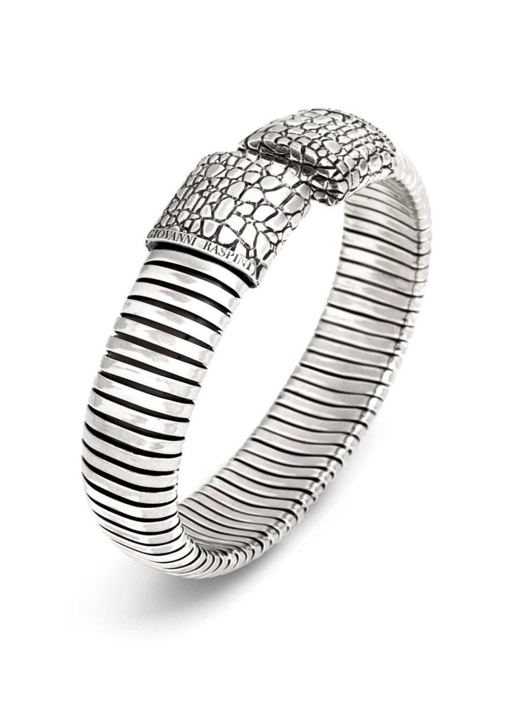 GIOVANNI RASPINI BRACCIALE TUBOGAS CROCO