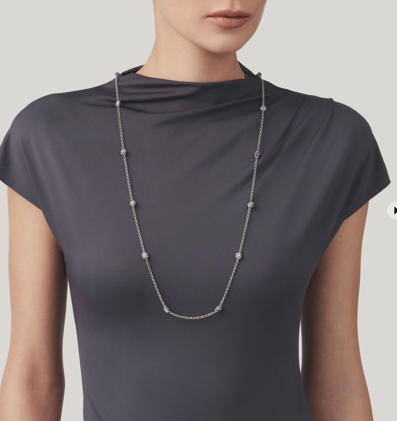 GIOVANNI RASPINI COLLANA LUNGA MARGHERITA LUCE