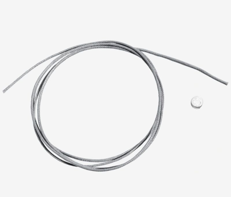 DODO CORDINO COTONE SOTTILE GRIGIO