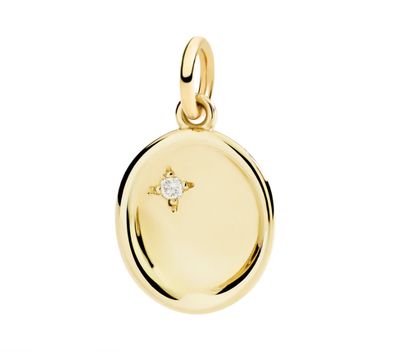 DODO CIONDOLO SIGILLO ORO GIALLO E DIAMANTE BIANCO
