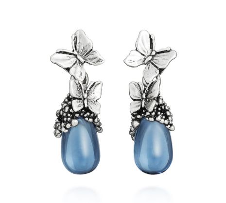 Giovanni Raspini Orecchini  Goccia Farfalle