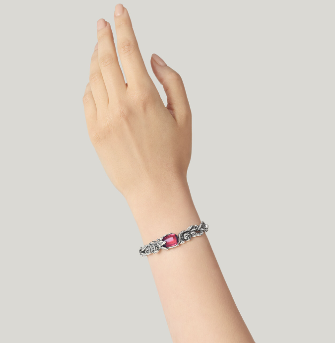 Giovanni Raspini Bracciale goccia Peonie