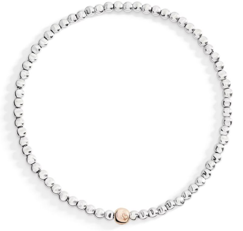 DODO COLLANA PEPITA ARGENTO & ORO ROSA