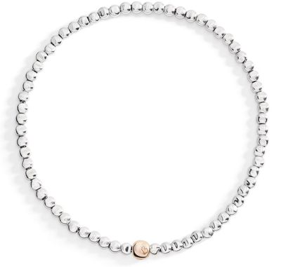 DODO COLLANA PEPITA ARGENTO & ORO ROSA