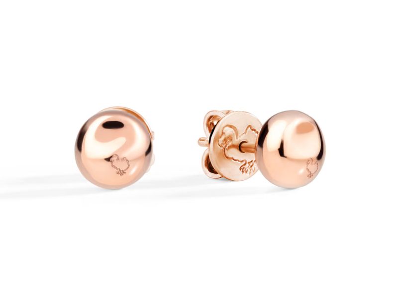DODO ORECCHINI STUD PEPITA ORO ROSA DODO ORECCHINI STUD PEPITA ORO ROSA