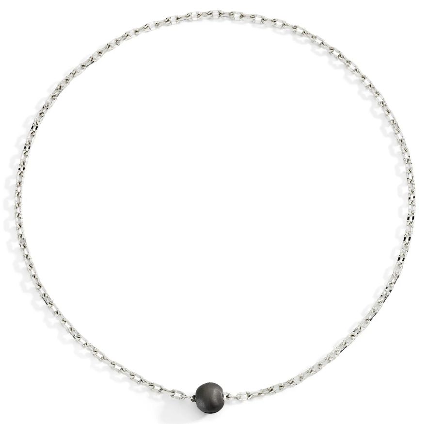 DODO COLLANA PEPITA ARGENTO & TITANIO DODO COLLANA PEPITA ARGENTO & TITANIO