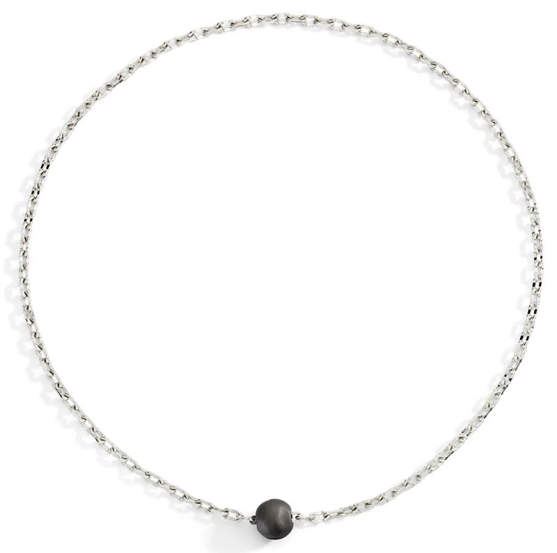 DODO COLLANA PEPITA ARGENTO & TITANIO DODO COLLANA PEPITA ARGENTO & TITANIO