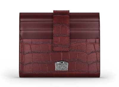 GIOVANNI RASPINI PORTAFOGLIO PELLE CROCO BORGOGNA GIOVANNI RASPINI PORTAFOGLIO PELLE CROCO BORGOGNA