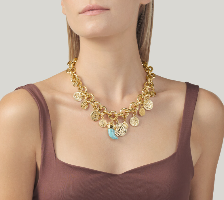 Giovanni Raspini collana pueblo monete