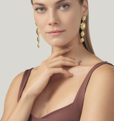 Giovanni Raspini Orecchini Cascata Sand