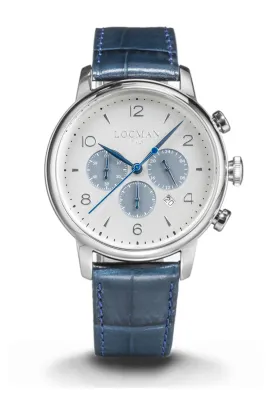 LOCMAN OROLOGIO 1960 CRONO BIANCO