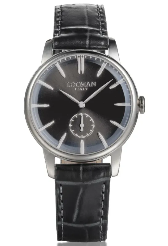 LOCMAN OROLOGIO 1960 NERO PICCOLI SECONDI LOCMAN OROLOGIO 1960 NERO PICCOLI SECONDI