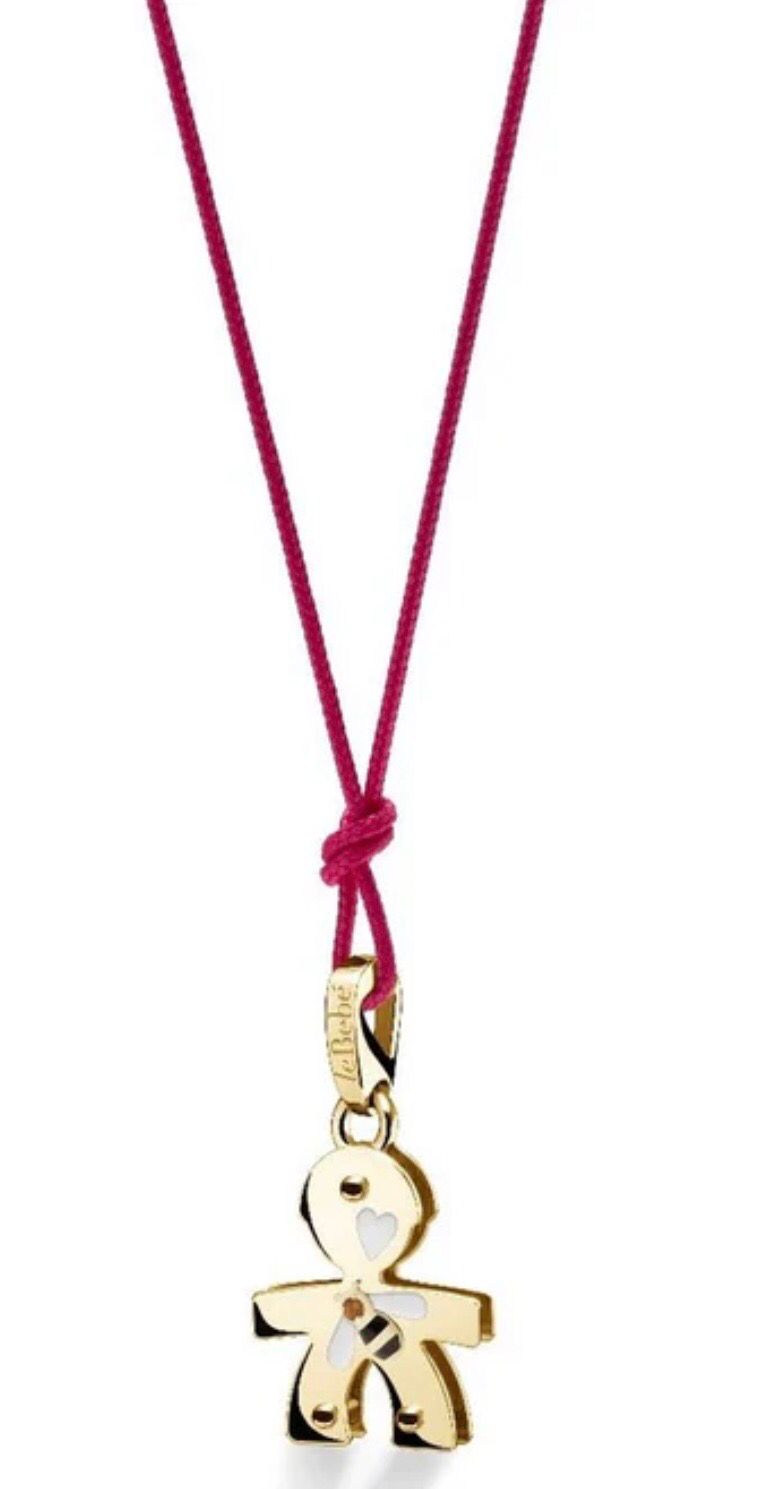 LE BEBE' CIONDOLO BIMBO ORO GIALLO E API