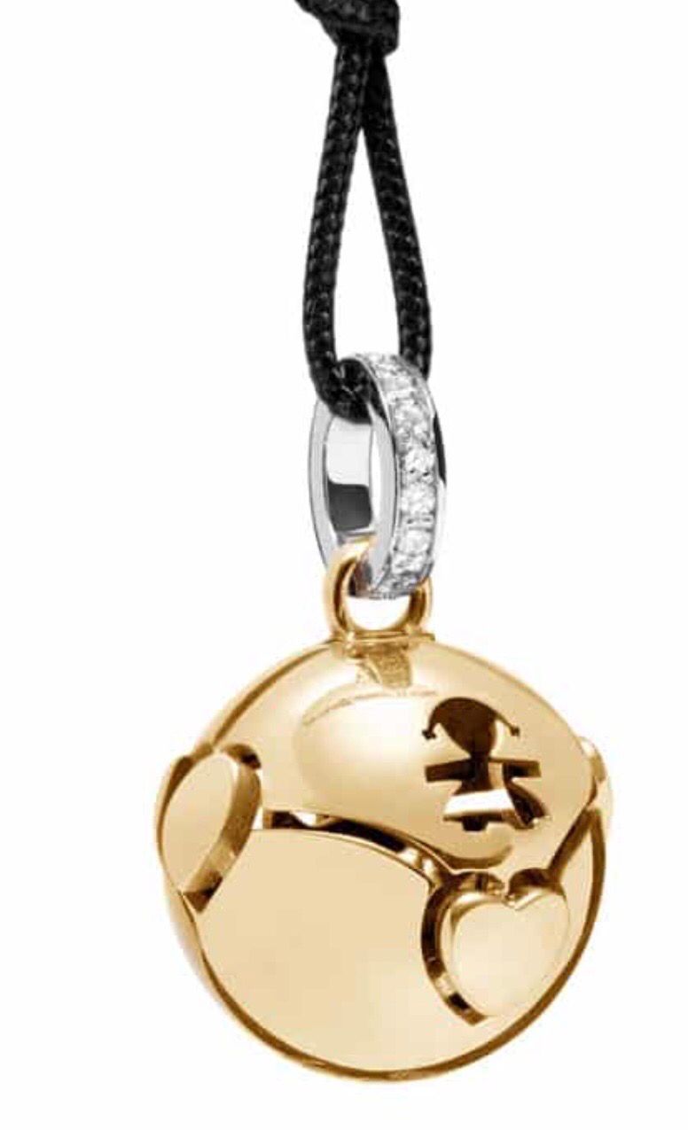 LE BEBE' CIONDOLO SUONAMORE ORO GIALLO E BRILLANTI