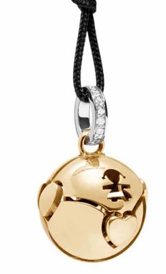 LE BEBE' CIONDOLO SUONAMORE ORO GIALLO E BRILLANTI LE BEBE' CIONDOLO SUONAMORE ORO GIALLO E BRILLANTI