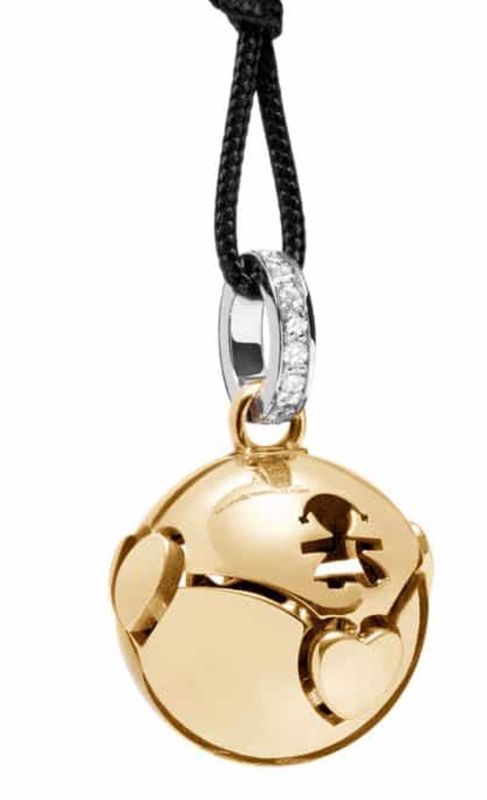 LE BEBE' CIONDOLO SUONAMORE ORO GIALLO E BRILLANTI