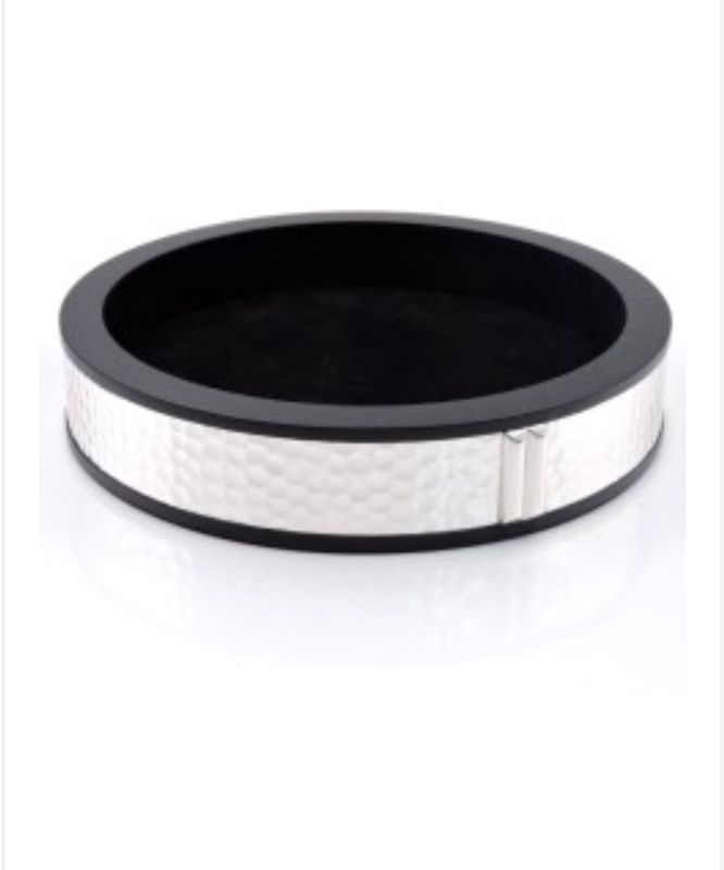 SVUOTATASCHE TONDO IN ARGENTO 925 E LEGNO BASTIANELLI ARGENTO