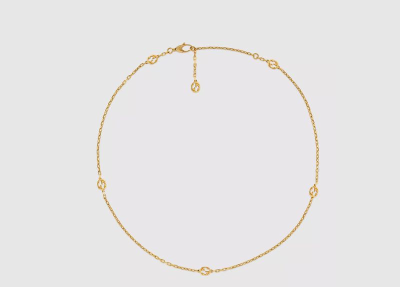COLLANA GUCCI 18 CARATI CON GG