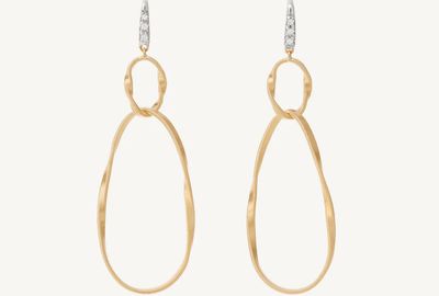 MARCO BICEGO - ORECCHINI DOPPIO CON AMO DI DIAMANTI MARCO BICEGO - ORECCHINI DOPPIO CON AMO DI DIAMANTI