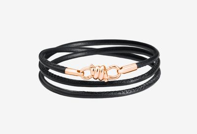 DODO BRACCIALE NODO PELLE NERO DODO BRACCIALE NODO PELLE NERO