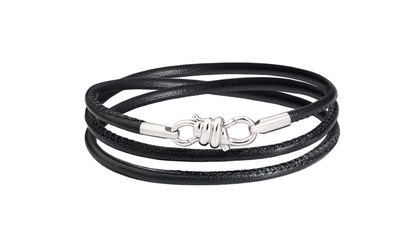 DODO BRACCIALE NODO PELLE NERO DODO BRACCIALE NODO PELLE NERO