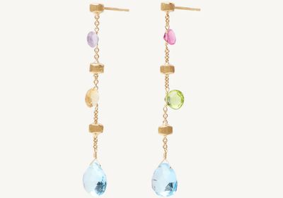 MARCO BICEGO - ORECCHINI PARADISE MULTICOLORE CON TOPAZIO MARCO BICEGO - ORECCHINI PARADISE MULTICOLORE CON TOPAZIO