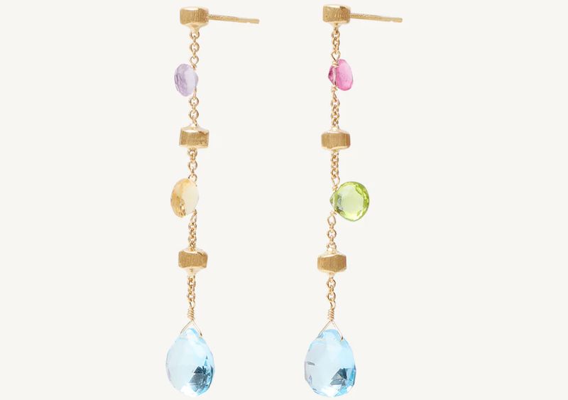 MARCO BICEGO - ORECCHINI PARADISE MULTICOLORE CON TOPAZIO