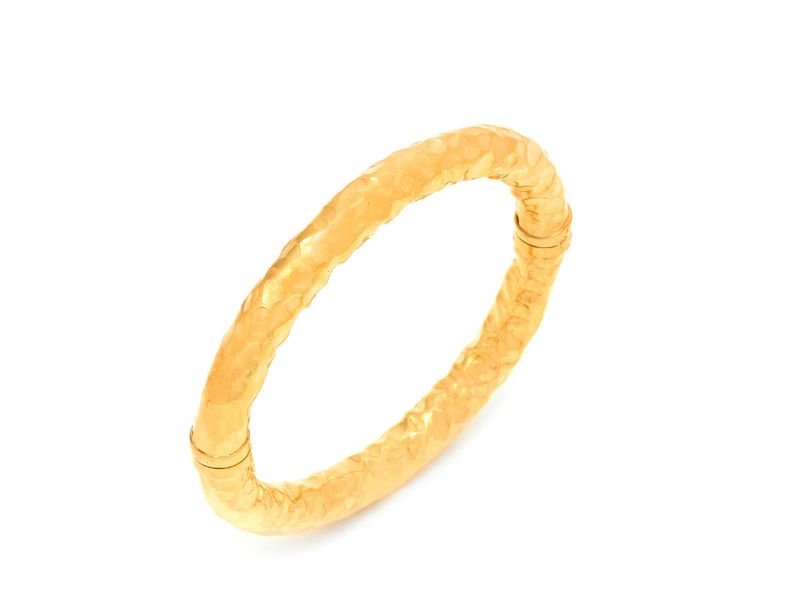 BANGLE STONE MEDIO IN ARGENTO DORATO GIOVANNI RASPINI