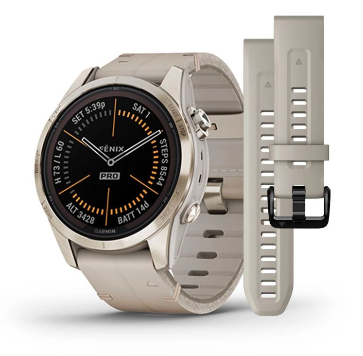 fēnix® 7S Pro – Sapphire Solar Edition - Doppio Cinturino