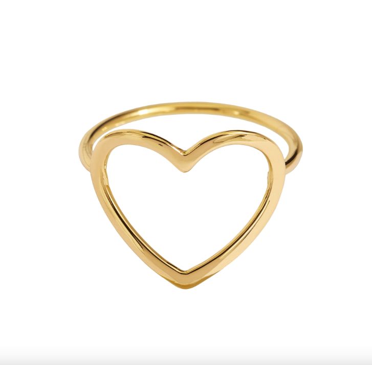 MARCO GERBELLA - ANELLO CON CUORE GRANDE A FILO