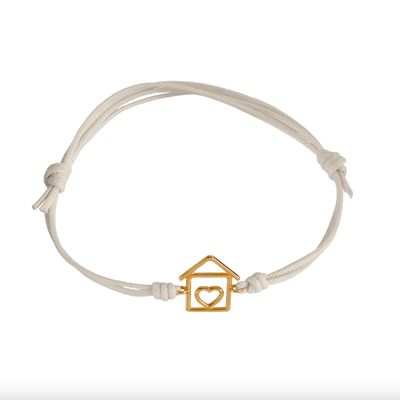 MARCO GERBELLA - BRACCIALE CORDINO CON CASA A FILO MARCO GERBELLA - BRACCIALE CORDINO CON CASA A FILO