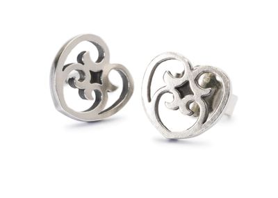 Trollbeads orecchini anima romantica