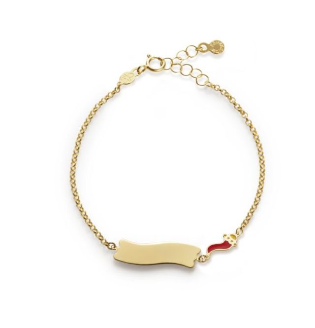 LE BEBE' - BRACCIALE FORTUNA CON CORNETTO IN ORO GIALLO