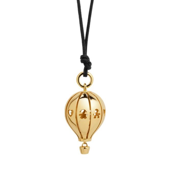 LE BEBE' - CIONDOLO SUONAMORE IN ARGENTO PLACCATO ORO GIALLO