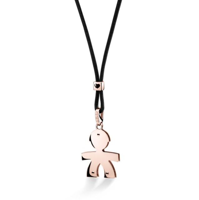 LE BEBE' - I CLASSICI ♡ CIONDOLO BIMBO ORO ROSA