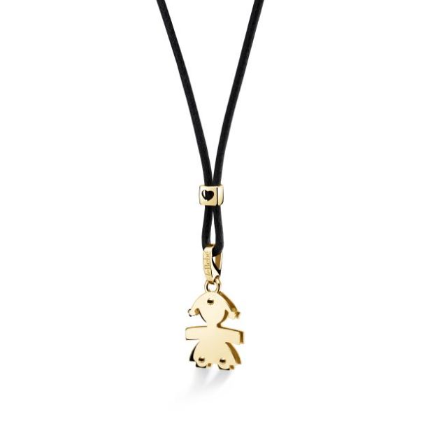 LE BEBE' - I CUCCIOLI ♡ CIONDOLO BIMBA ORO GIALLO