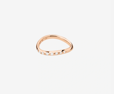 DODO ANELLO ESSENTIALS ORO ROSA E DIAMANTI BIANCHI DODO ANELLO ESSENTIALS ORO ROSA E DIAMANTI BIANCHI