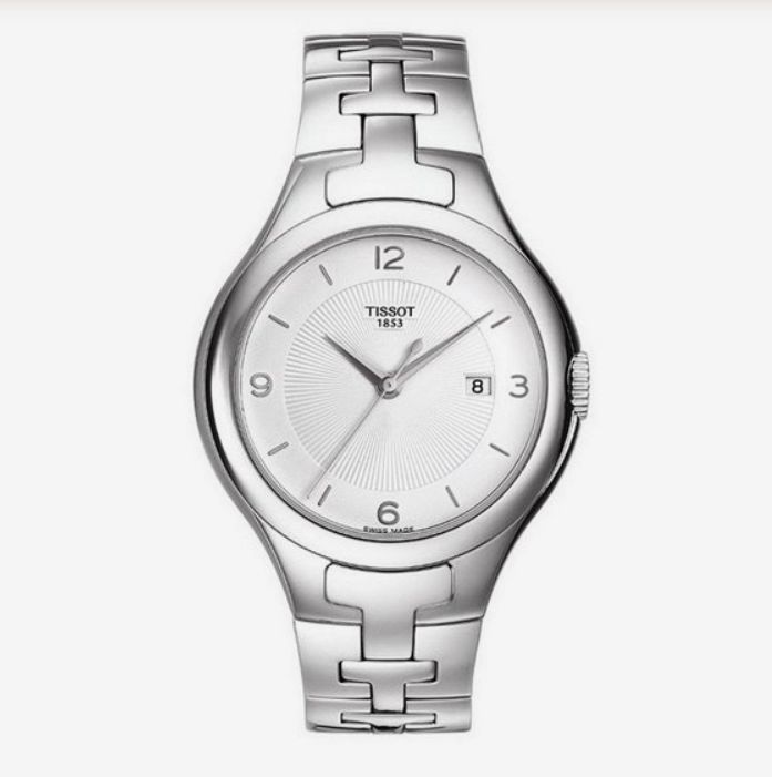 OROLOGIO TISSOT LADY T-TREND BIANCO 34MM CINTURINO IN ACCIAIO