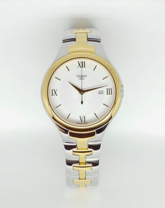 OROLOGIO TISSOT LADY BIANCO 30MM CINTURINO ACCIAIO