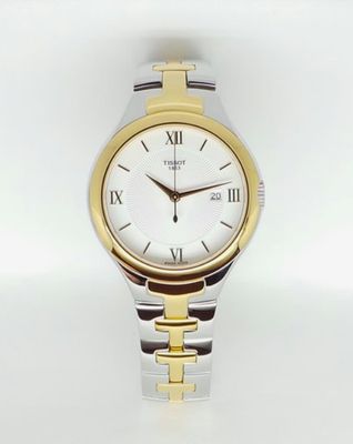 OROLOGIO TISSOT LADY BIANCO 30MM CINTURINO ACCIAIO