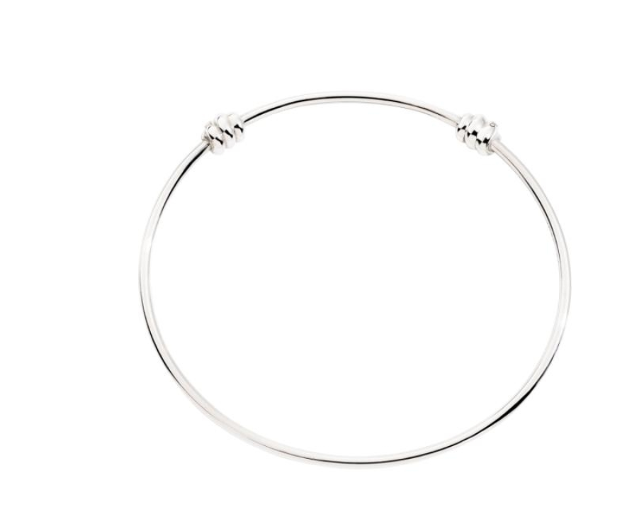 DODO BRACCIALE BANGLE NODO ARGENTO CON APERTURA A BAIONETTA