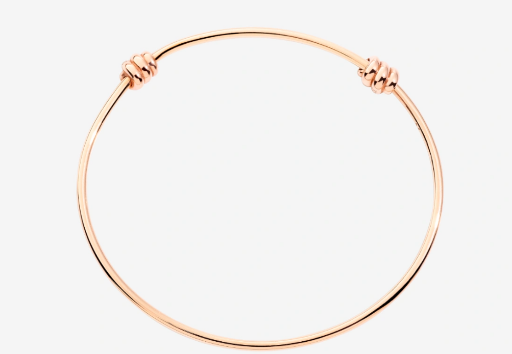 DODO BRACCIALE BANGLE NODO ORO ROSA CON APERTURA A BAIONETTA DODO BRACCIALE BANGLE NODO ORO ROSA CON APERTURA A BAIONETTA
