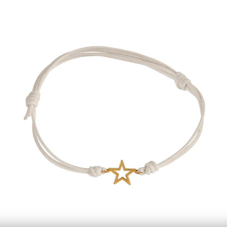 MARCO GERBELLA - BRACCIALE CORDINO CON STELLA A FILO