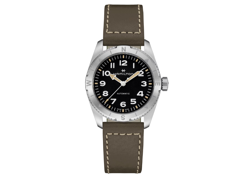 HAMILTON - KHAKI FIELD EXPEDITION AUTO 37mm CINTURINO IN PELLE HAMILTON - KHAKI FIELD EXPEDITION AUTO 37mm CINTURINO IN PELLE