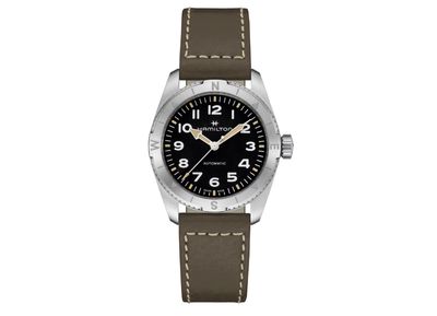 HAMILTON - KHAKI FIELD EXPEDITION AUTO 37MM CINTURINO IN PELLE