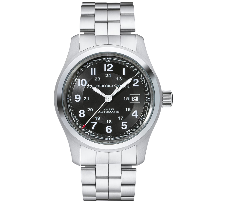 HAMILTON - KHAKI FIELD AUTO NERO 42mm