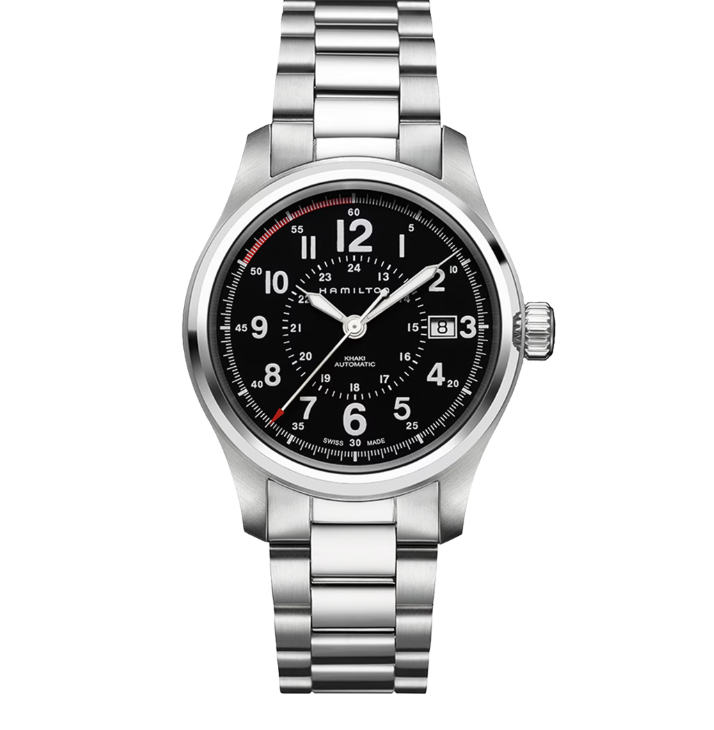HAMILTON - KHAKI FIELD AUTO NERO 40mm