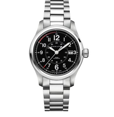 HAMILTON - KHAKI FIELD AUTO NERO 40mm